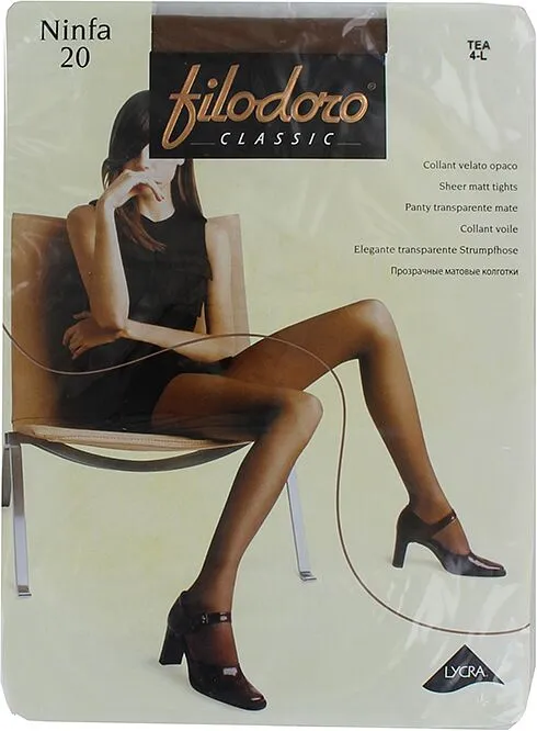 Tea color tights "Filodoro Classic 20 Den N4" 