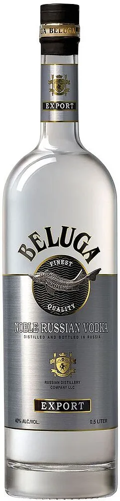 Vodka "Noble Beluga Export" 0.5l