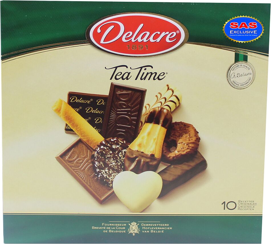 Թխվածքաբլիթների տեսականի «Delacre Tea Time» 300գ