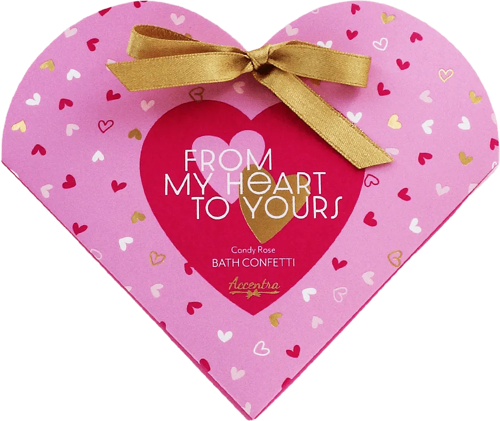 Bath confetti "Accentra From My Heart To Yours" 10g