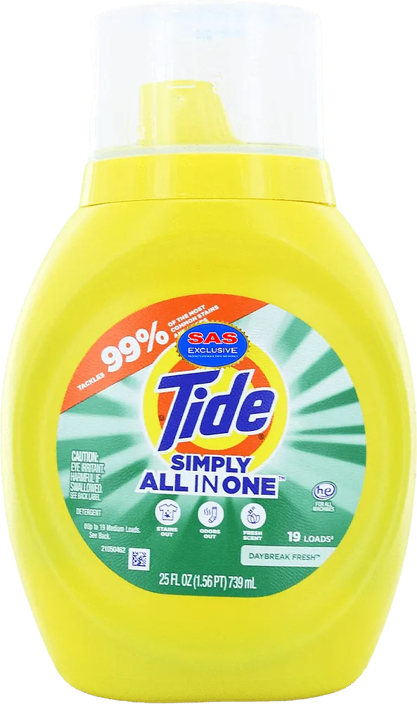 Universal washing gel "Tide Simply All In One" 739ml 