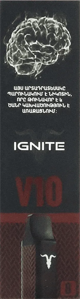 Էլեկտրական ծխախոտ «Ignite V10 N8» 1000 ծուխ
