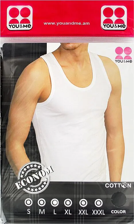 Black T-Shirt "You & Me Econom" L