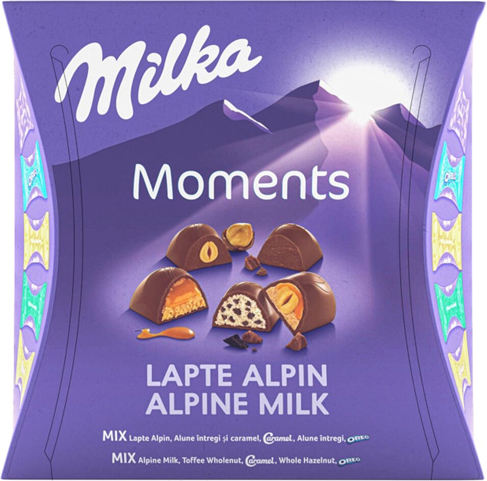 Набор шоколадных конфет "Milka Momente" 97г