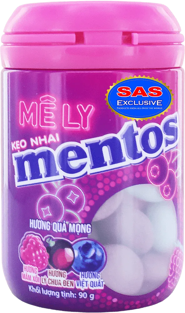 Berry flavored chewing gum "Mentos Mely" 61.25g
