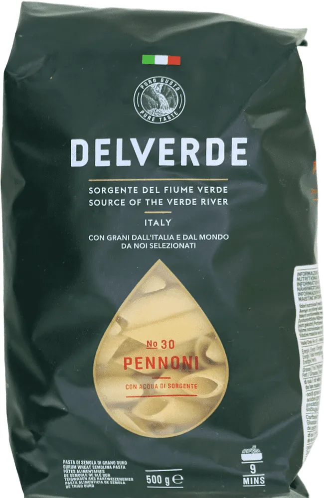 Pasta "Delverde Pennoni №30" 500g
