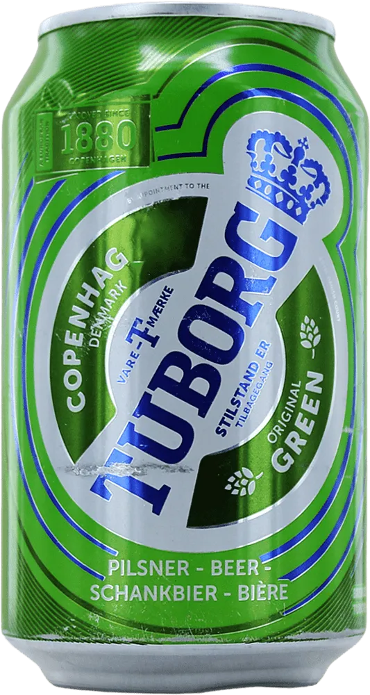 Пиво "Tuborg Green Pilsner Original" 0.33л 
