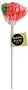 Strawberry flavored lollipop "Bubble Boom" 40g