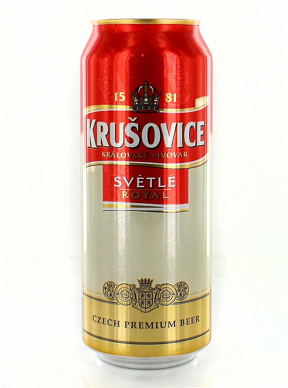 Գարեջուր «Krušovice Royal» 0.5լ