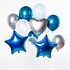 Helium gas Balloons, heart, stars 15 pcs