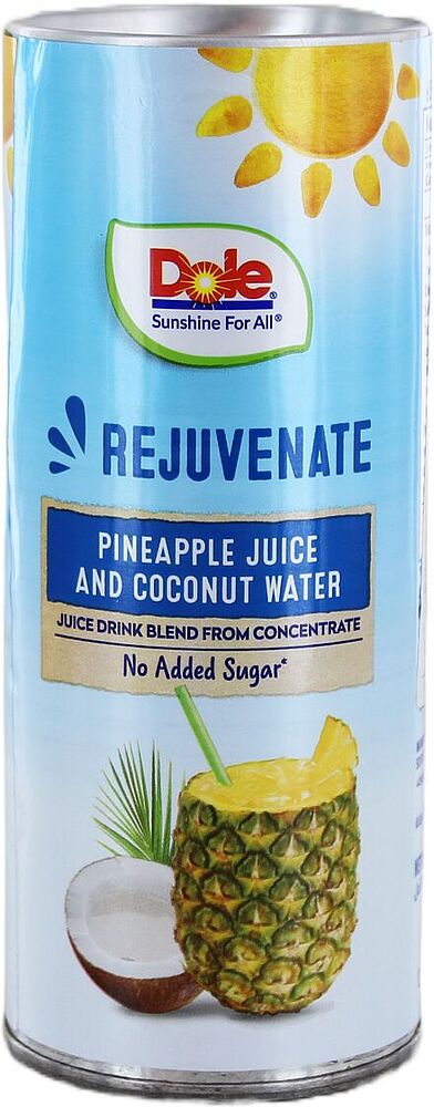 Juice "Dole" 240ml Pineapple & Coconut
