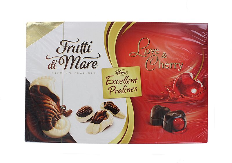 Շոկոլադե կոնֆետների հավաքածու «Vobro Frutti di Mare Cherry & Love» 330գ