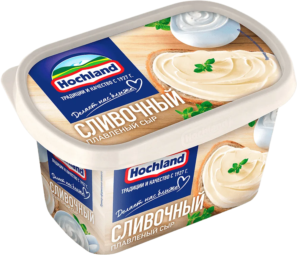 Պանիր հալած սերուցքային «Hochland» 400գ