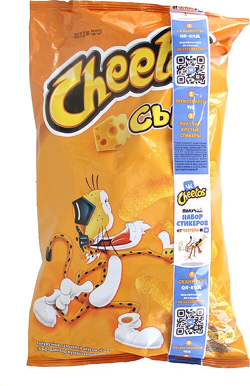 Եգիպտացորենի ձողիկներ «Cheetos» 85գ Պանիր