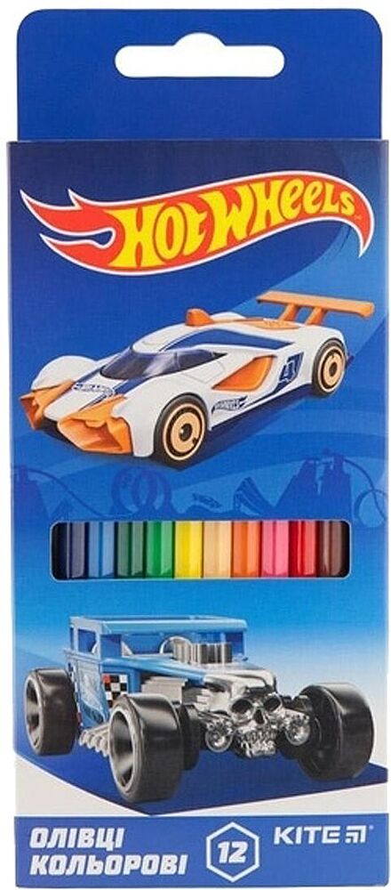 Colour pencils "Hot Wheels" 12 pcs
