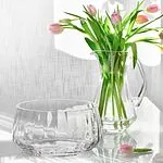 Glass salad bowl "Krosno" 1pc