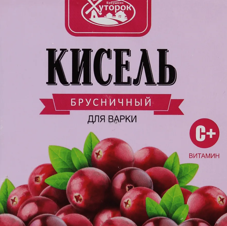 Lingonberry kissel "Khutorok Lingonberry" 180g
