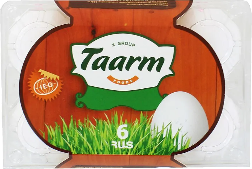 Egg ''Taarm'' 6 pcs