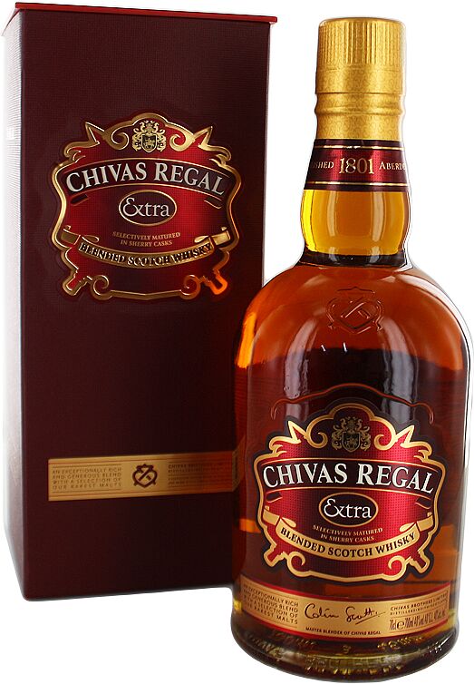 Whiskey "Chivas Regal Extra" 0.7l
