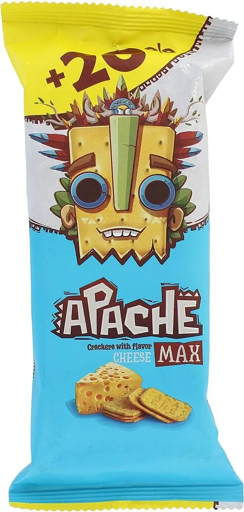 Crackers with cheese flavor "Apache" 95g
