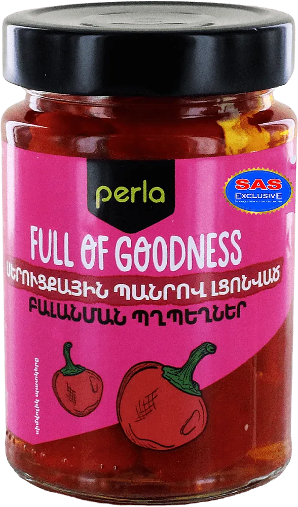 Cherry pepper stuffed with cheese "Perla Full Of Goodness" 270g

