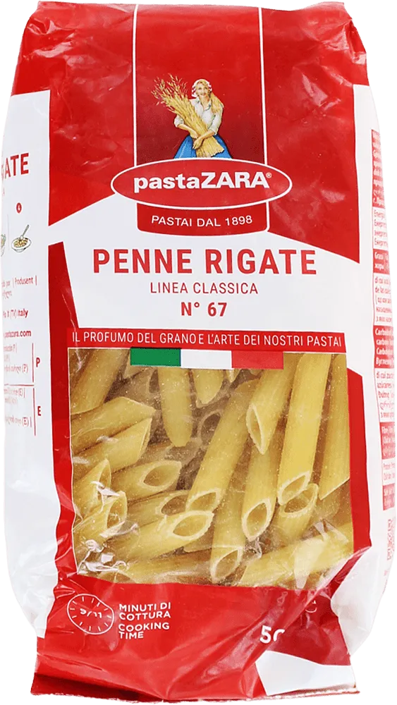 Pasta ''Pasta Zara Penne Rigate №67'' 500g