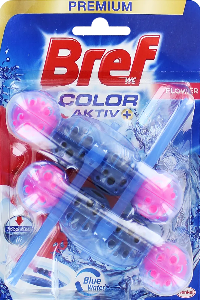 Detergent for toilet "Bref Color" 2*50g
