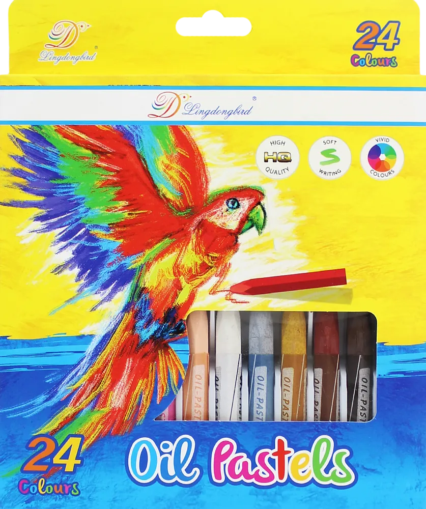 Colour oil pastels "Lingdongbird" 24 pcs
