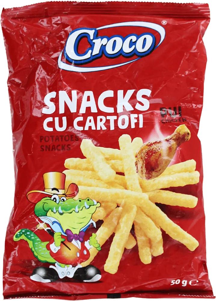 Chicken-flavored snacks "Croco  Snacks Pui" 50g