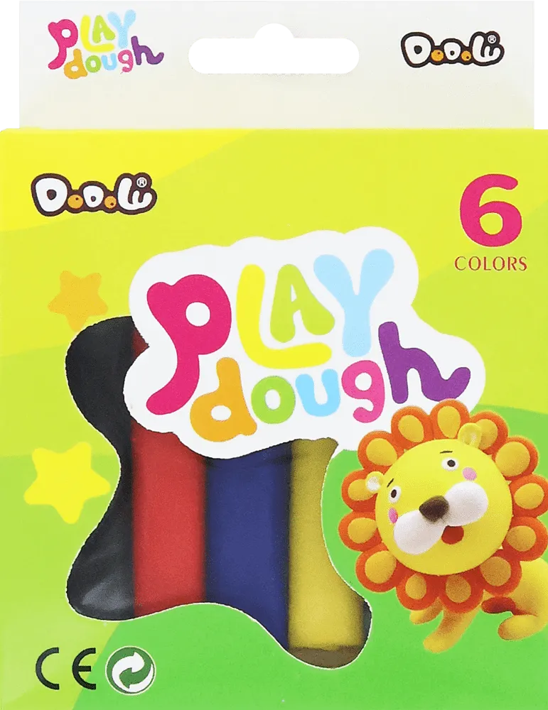 Պլաստիլին «Dodolu» 6 գույն
 