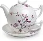 Ceramic teapot "Tea Logic " 4pcs