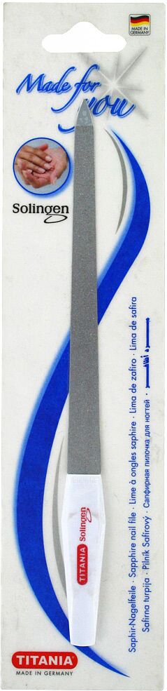 Сапфирная пилочка для ногтей "Titania Solingen Made for you Art.-Nr. 1044/8" 