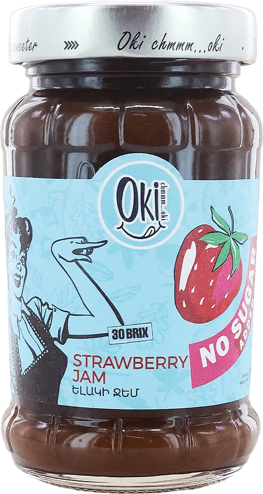 Strawberry jam "Oki" 350g
