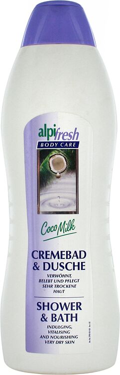 Гель для душа  "Alpi fresh" Кокос и молоко 