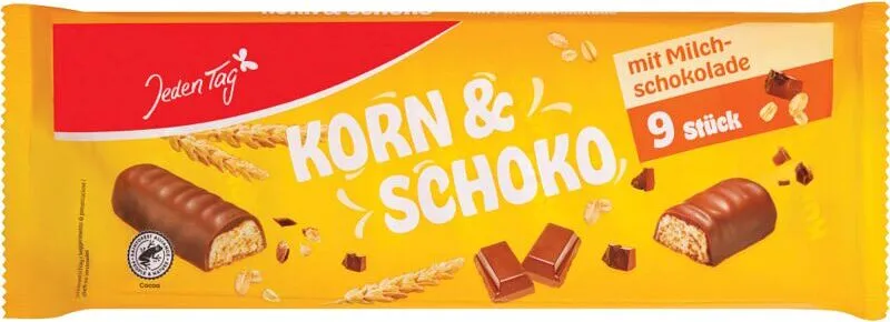 Biscuit with chocolate "Jeden Tag" 166.5g
