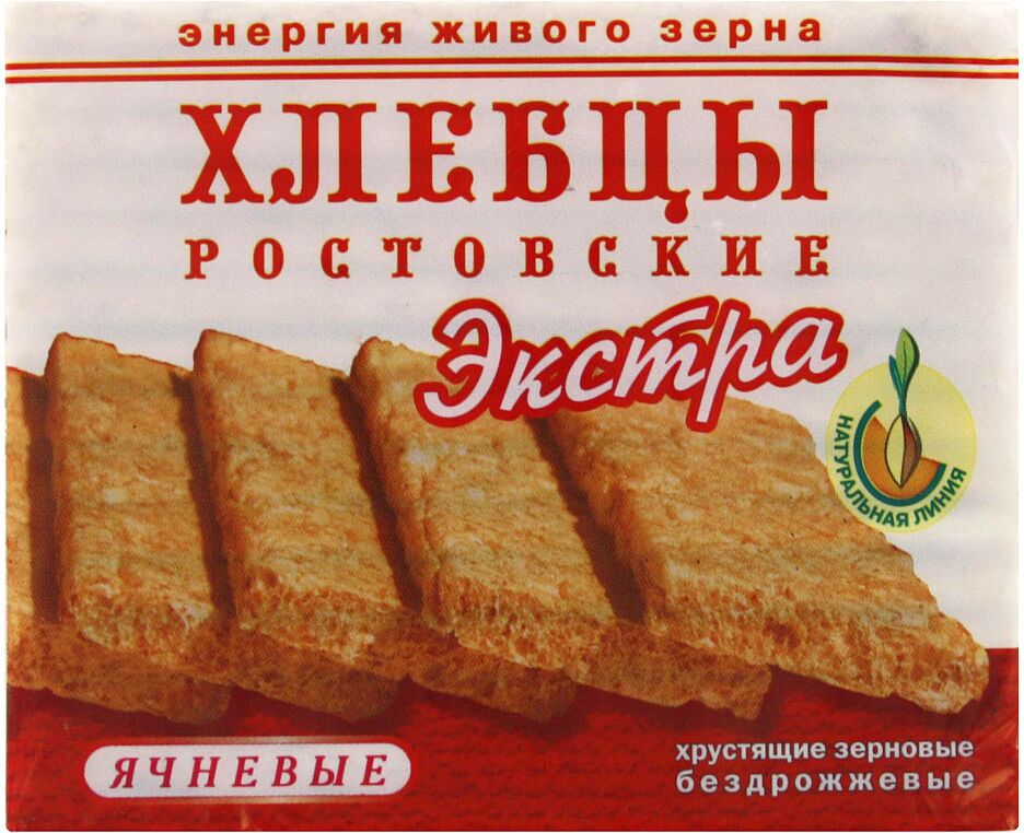 Хлебцы ячневые  "Ростовские Экстра", ячневые 85г 