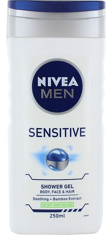  Bath gel "Nivea Men Sensitive" 250ml