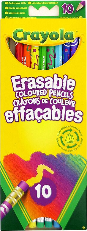 Մատիտներ գունավոր «Crayola» 10հատ