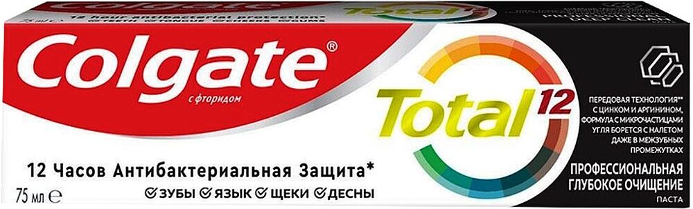 Toothpaste "Colgate Total 12" 75ml
