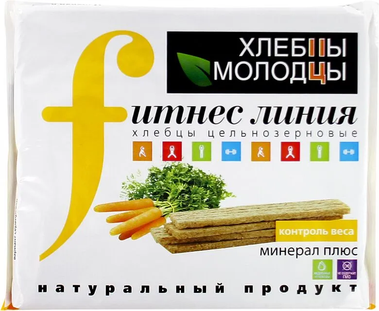 Cereal crispbreads "Khlebtsi Molodci" 100g