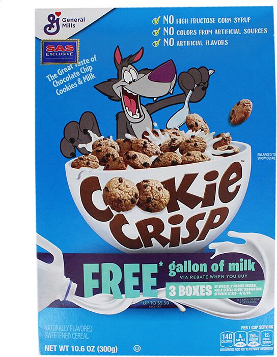 Breakfast cereal "Cookie Crisp" 318g 