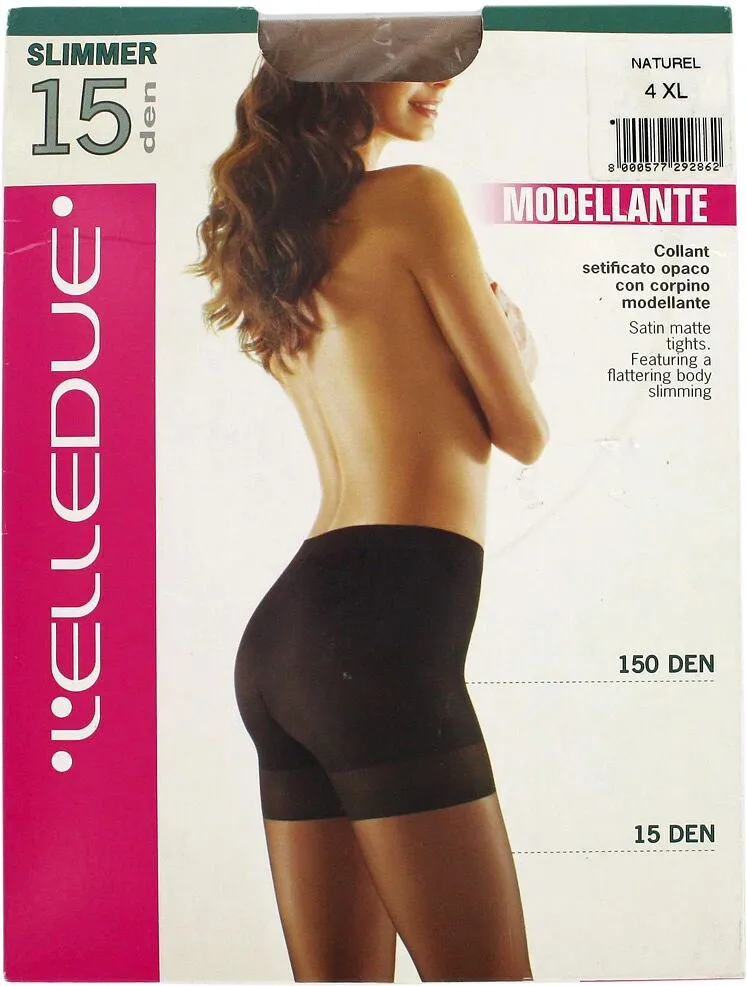 Колготки "Elledue Slimmer Modellante 15 Den N4" Натуральный