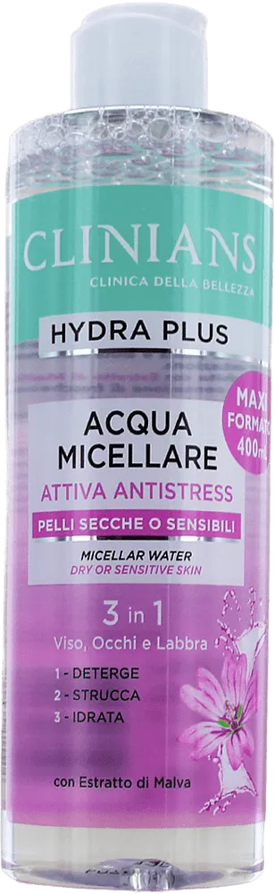 Micellar water "Clinians Hydra Plus" 400ml
