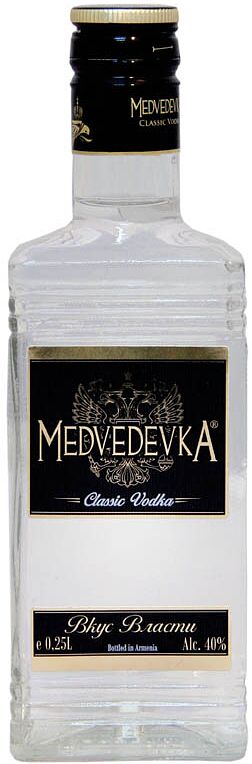 Vodka "Medvedevka Classic" 0.25l   