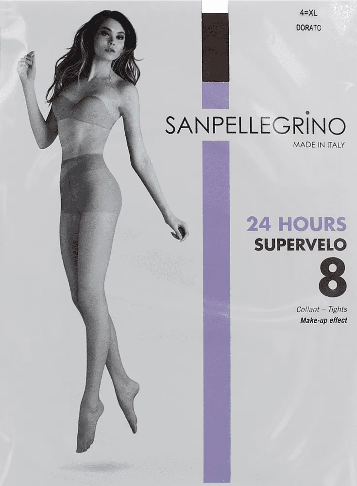 Beige tights "Sanpellegrino Supervelo Dorato 8 Den N4"
