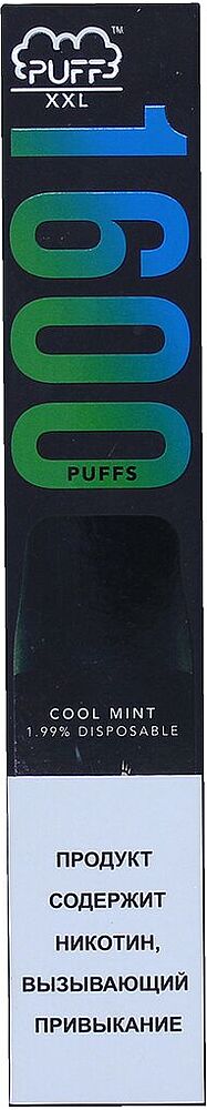 Electric pods "Puff XXL" 1600 puffs, Mint