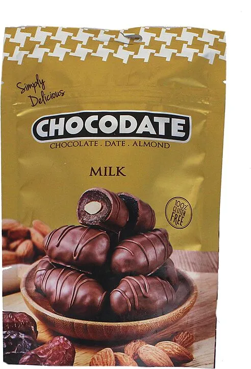 Date in chocolate "Chocodate Milk" 100g