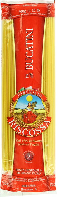 Спагетти "Riscossa Bucatini  №6" 500г