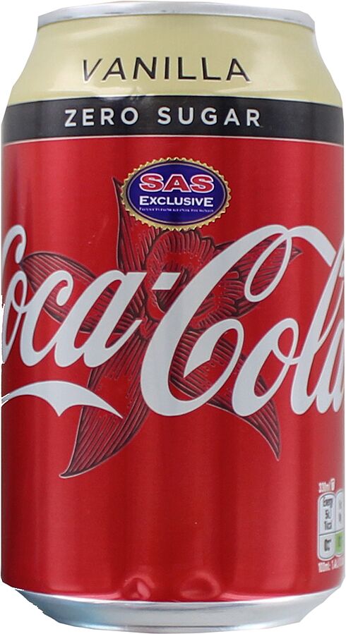 Զովացուցիչ գազավորված ըմպելիք «Coca Cola» 330մլ