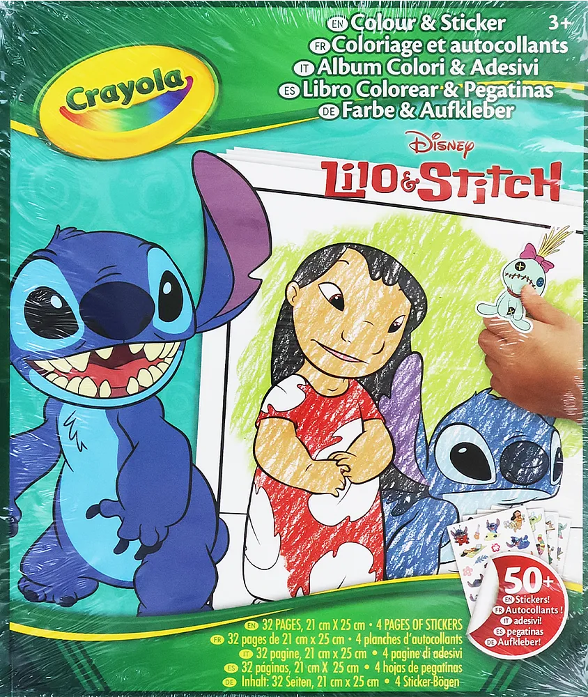 Раскраска "Crayola Lilo & Stitch"